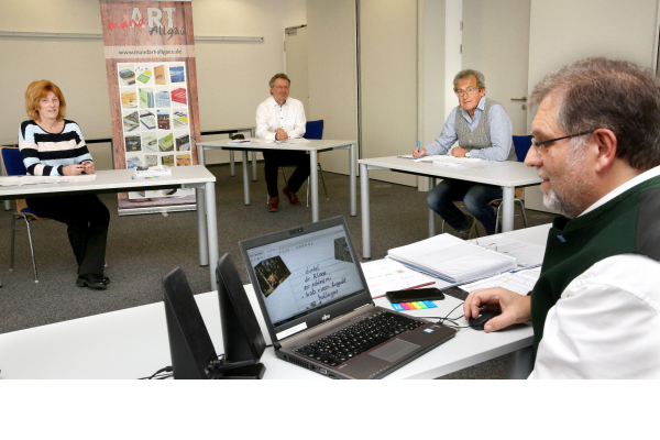 mundART Jury Sitzung Wettbewerb